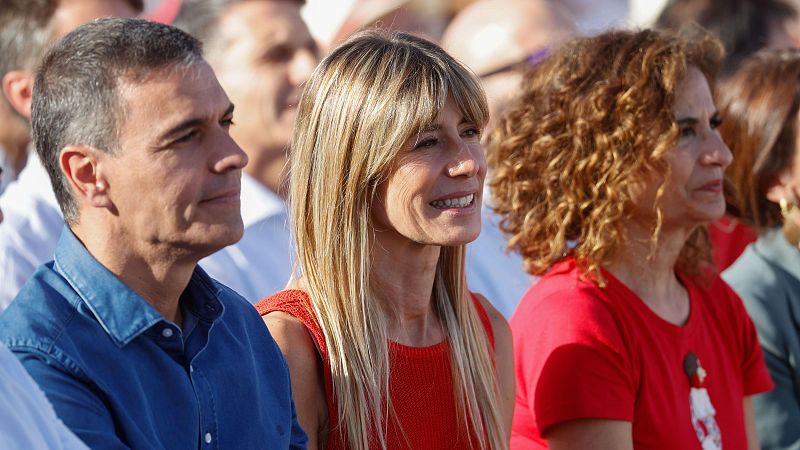 Elecciones europeas: Sánchez reaparece con su mujer, Begoña Gómez | Ver