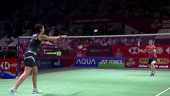 Bádminton - BWF World Tour Super 1000 Indonesian Open. Wen Chi Hsu - Carolina Marín