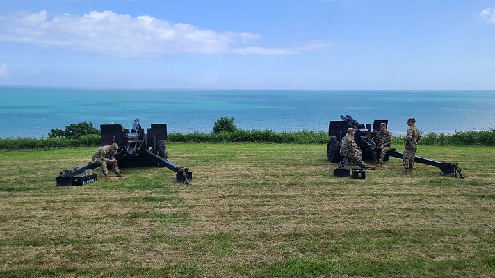 Telediario 1 - Los veteranos del desembarco de Normandía vuelven al campo de batalla en el 80 aniversario del 'Día D'