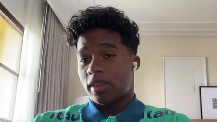 Telediario 1 - Endrick, a RTVE: "Espero estar toda mi vida en el Real Madrid"