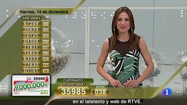 Sorteos ONCE - Sorteo ONCE - 14/12/12