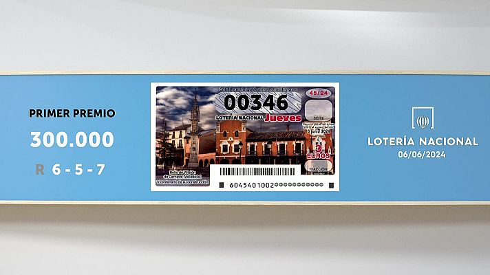 SELAE - Sorteo de la Lotería Nacional del 06/06/2024