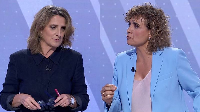 Ribera le echa en cara al PP su apoyo a la guerra de Irak y Monserrat le contesta: "A mucho te remontas, te veo muy nerviosa" - Especiales informativos | Ver