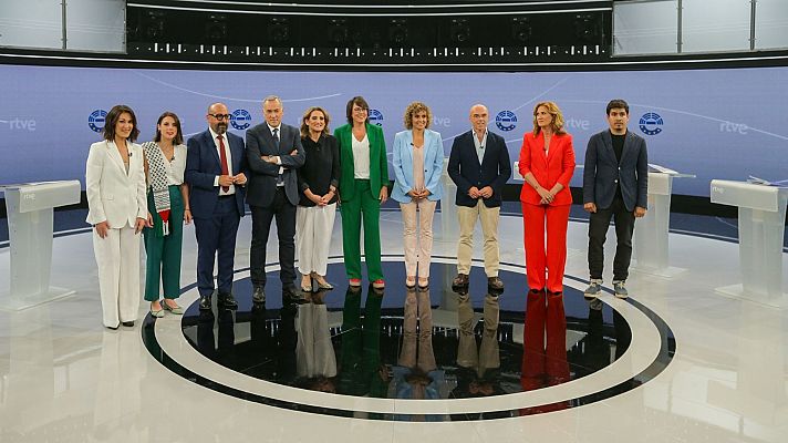 L'Informatiu - La ultradreta, l’amnistia i Puigdemont maquen el debat de les eleccions europees a RTVE