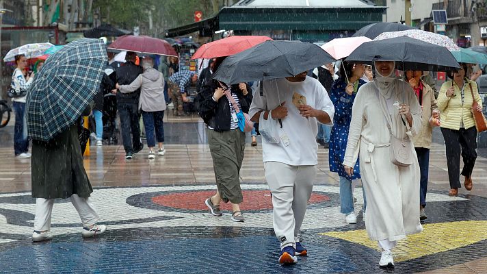 El tiempo - Una DANA trae tormentas y lluvias a varias zonas de la Península este viernes