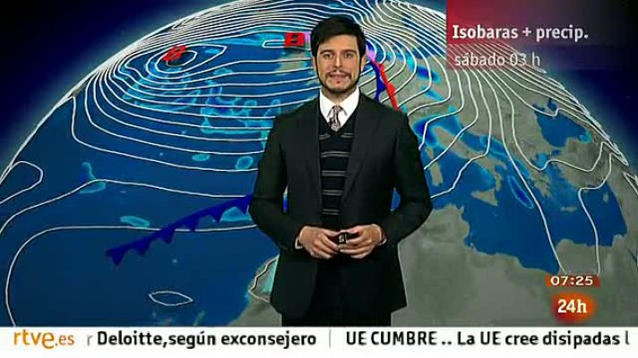 El tiempo - Vientos muy fuertes en Galicia