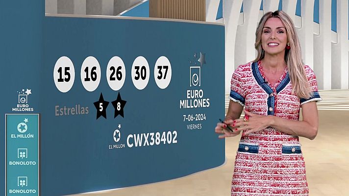 Loterías - Sorteo de la Bonoloto y Euromillones del 07/06/2024