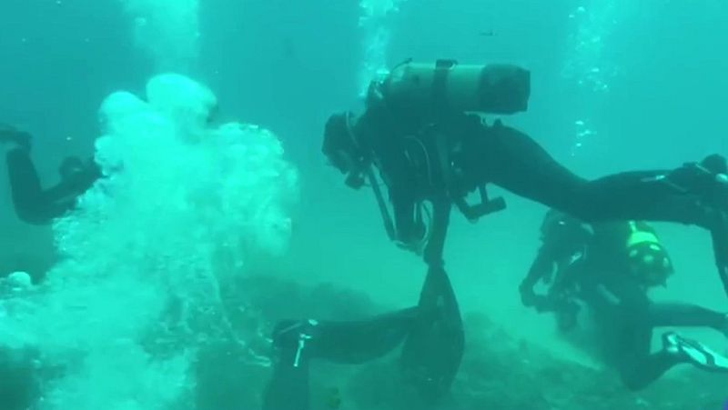 Voluntaris s'uneixen per netejar el mar en el Dia Mundial dels Oceans - L'Informatiu | Veure