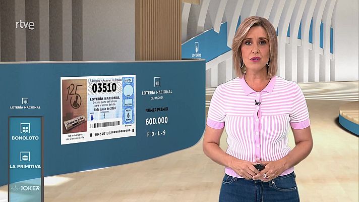 Loterías - Sorteo de la Lotería Nacional del 08/06/2024