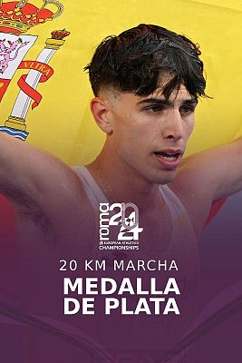 Atletismo - Paul McGrath, plata en los 20 km marcha del Europeo de Roma