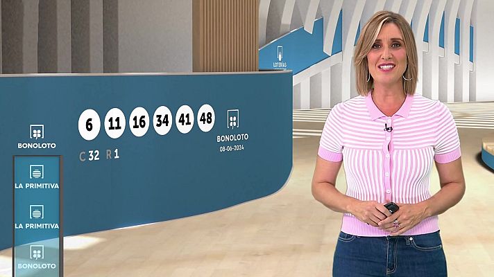 Loterías - Sorteo de la Bonoloto y Primitiva del 08/06/2024