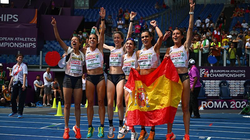España, bronce por equipos en el medio maratón femenino en Roma - Atletismo | Ver