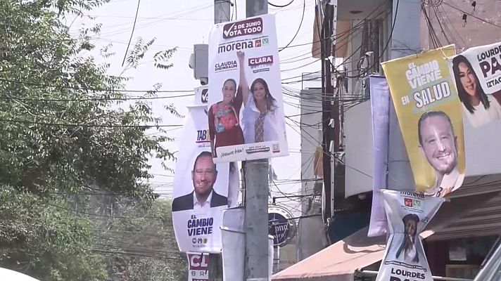 Telediario Fin de Semana - ONGs exigen a los partidos que reciclen la llamada 'basura electoral' en México