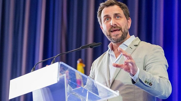 Especiales informativos - Toni Comín hace una "valoración positiva" del resultado de Junts y lamenta haber "acariciado ese segundo escaño"