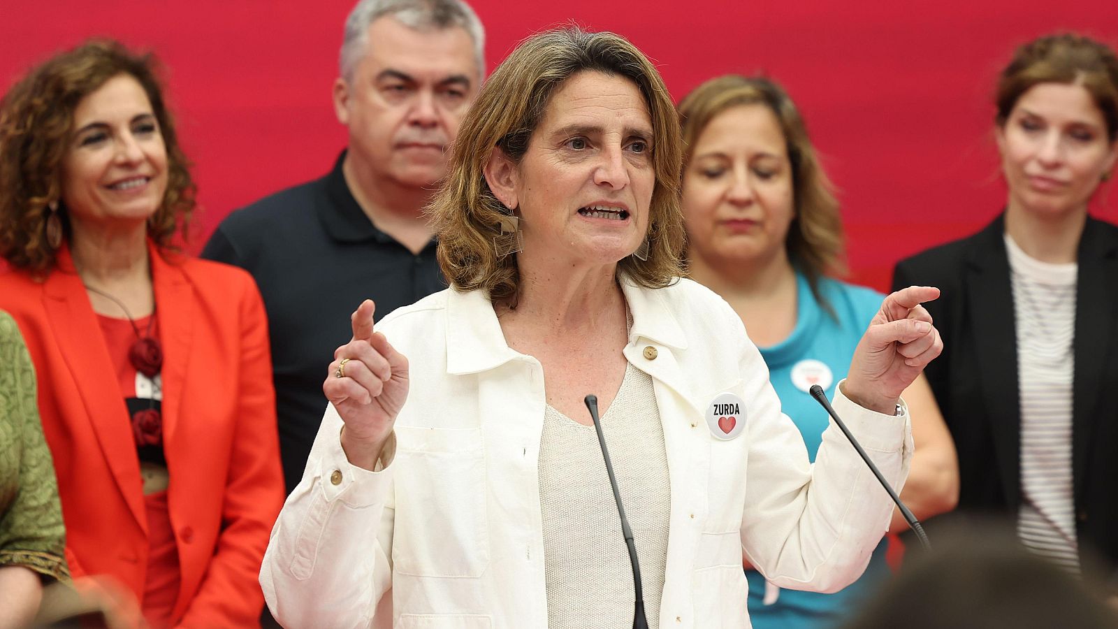 Ribera destaca que las europeas mantienen "la mayoría de la investidura" frente a la derecha - La hora de La 1 | Ver