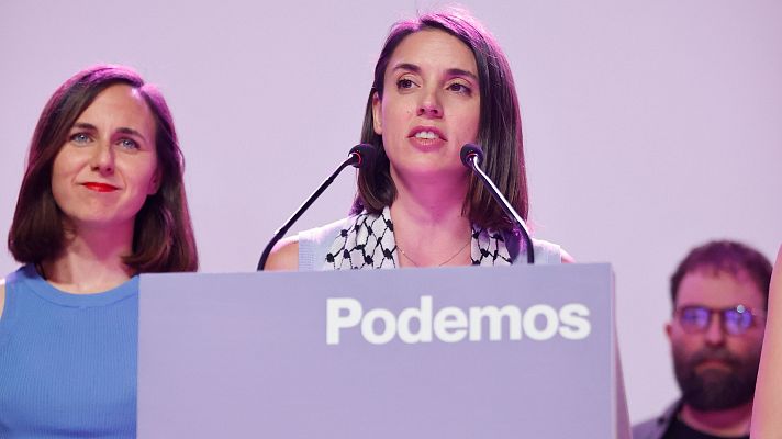 La hora de La 1 - Irene Montero califica de "paso necesario" los dos escaños de Podemos en las europeas