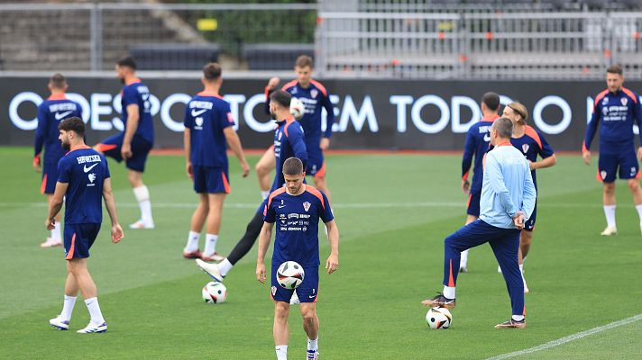Telediario 1 - Croacia se prepara para su debut ante España en la Eurocopa 2024