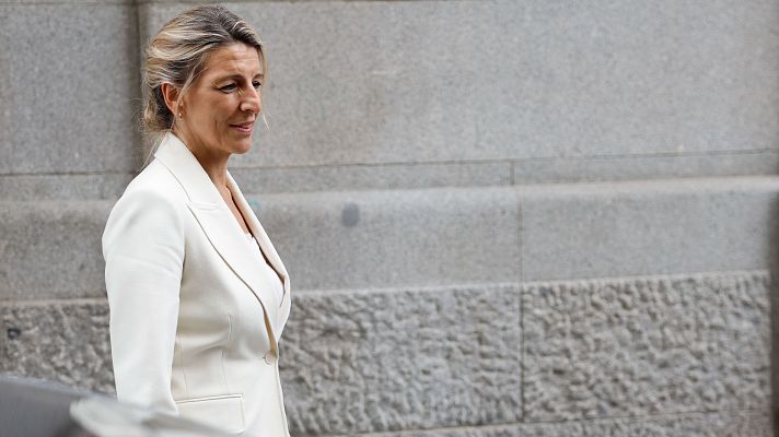 Telediario 2 - Díaz deja la dirección de Sumar y asume el varapalo en las europeas