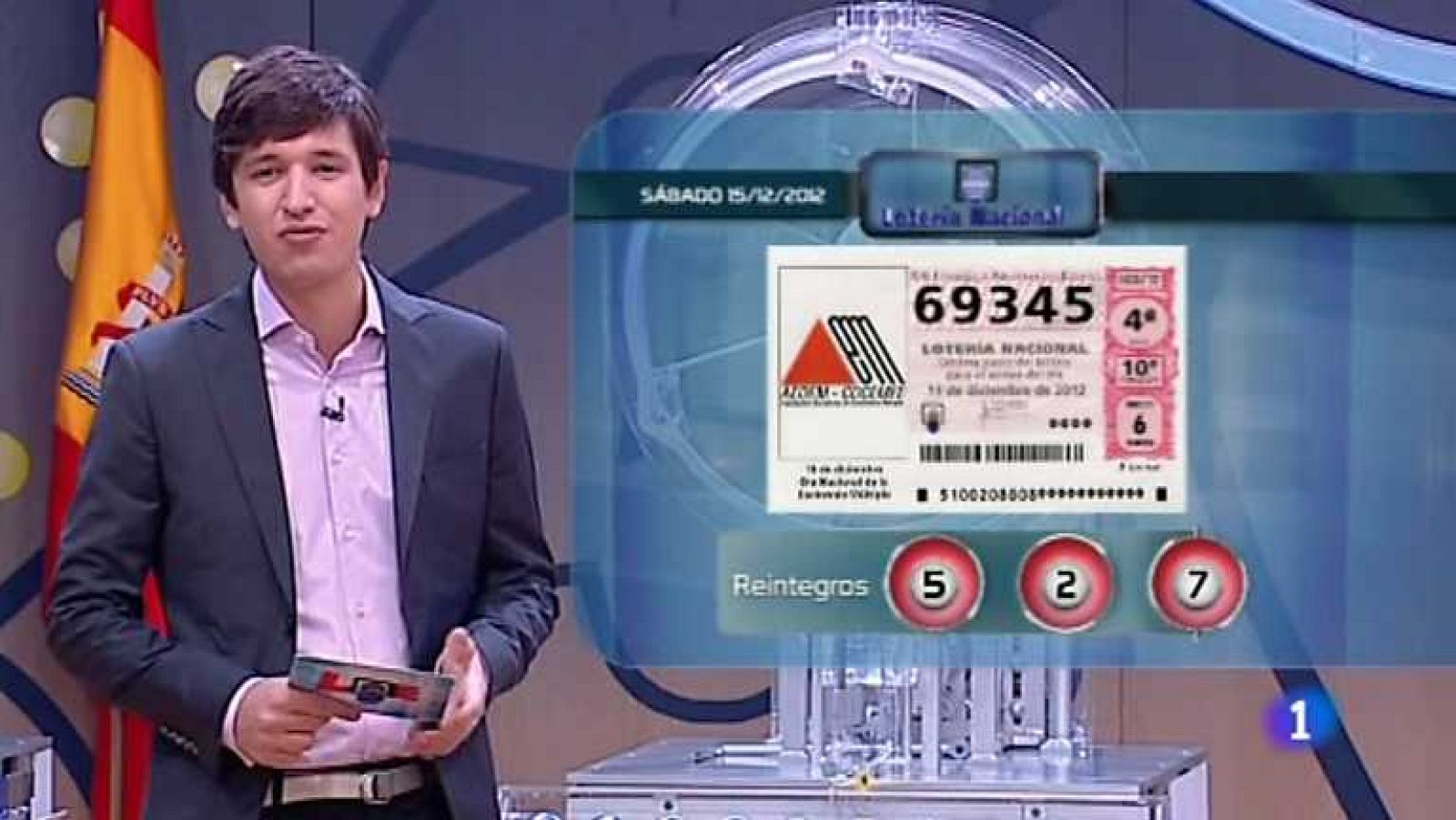 Lotería Nacional - 15 /12/12 - Ver ahora