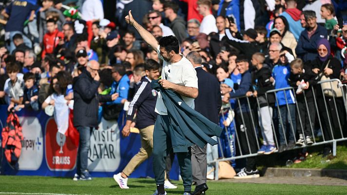 Telediario 2 - La selección italiana, muy seguida antes de la Eurocopa
