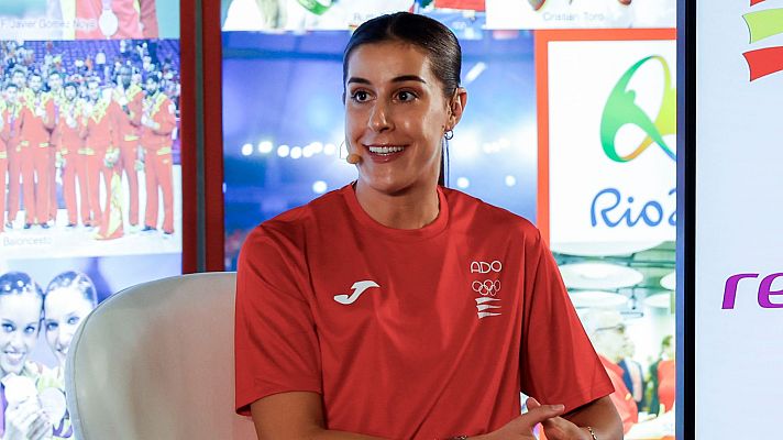 Carolina Marín: \"Me hace ilusión ser abanderada, pero compito al día siguiente\" | Ver