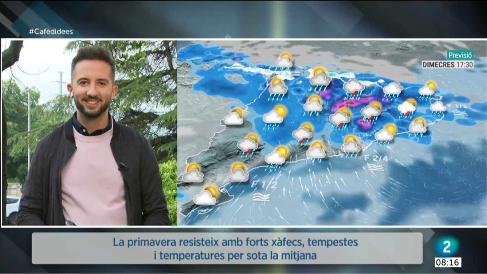 El Temps - Darrer dia de fortes tempestes i fresca per l'època | Veure