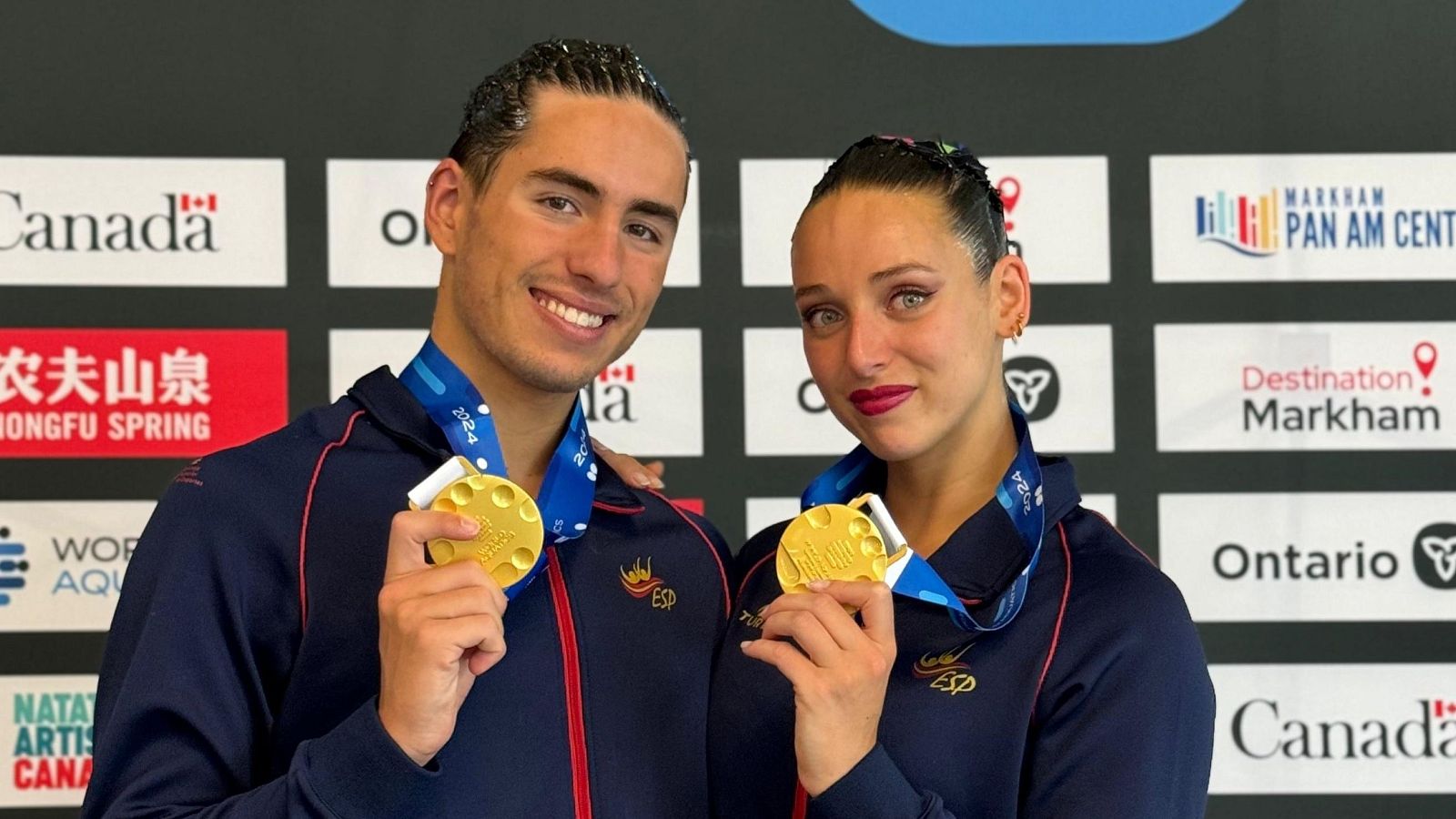 Natación artística: Dennis González y Emma García, oro para España - Natación | Ver