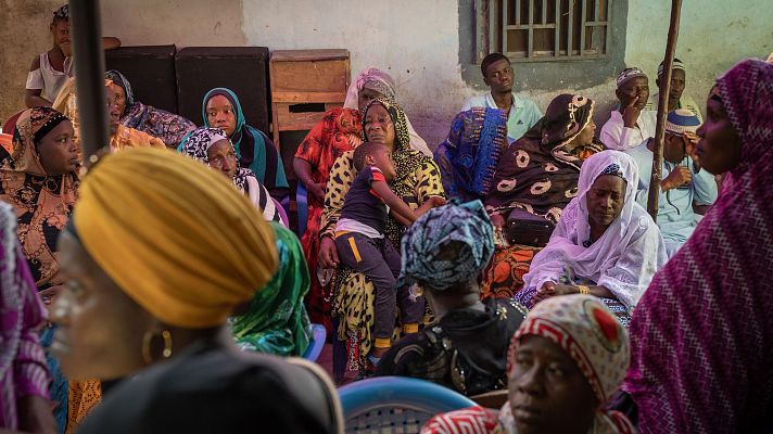 Telediario 2 - Mauritania, la vida antes del cayuco: muchos migrantes esperan durante mucho tiempo para cruzar