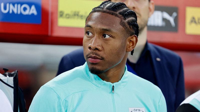 David Alaba, el amuleto en forma de asistente técnico de la selección austriaca | Ver