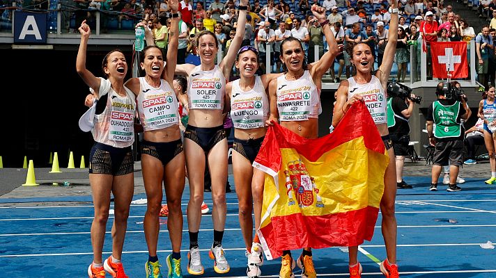 Telediario 1 - España termina octava en los Europeos de atletismo con 8 medallas