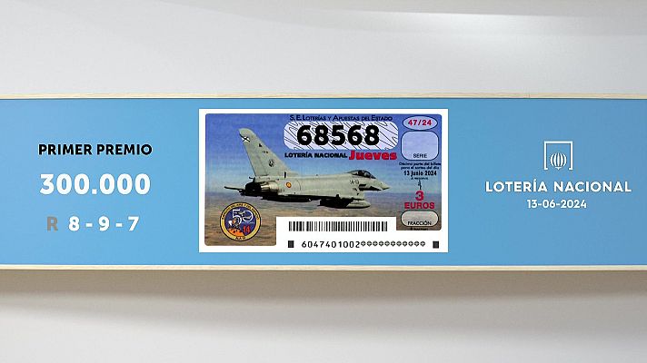 SELAE - Sorteo de la Lotería Nacional del 13/06/2024