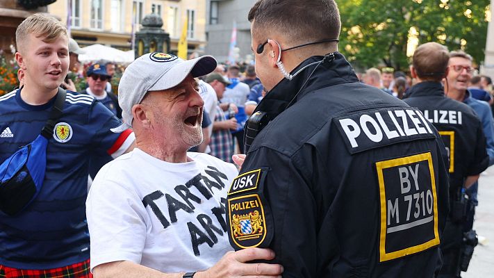 Telediario 1 - Alemania se blinda para garantizar la seguridad durante la Eurocopa