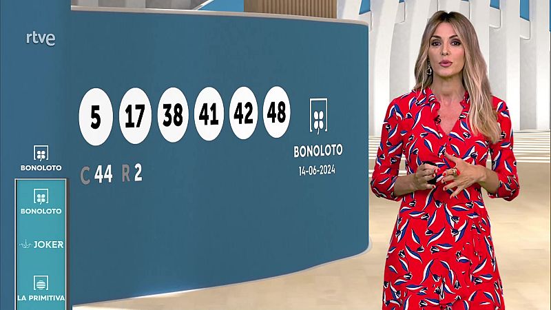 Sorteo de la Bonoloto y Euromillones del 14/06/2024 - ver ahora