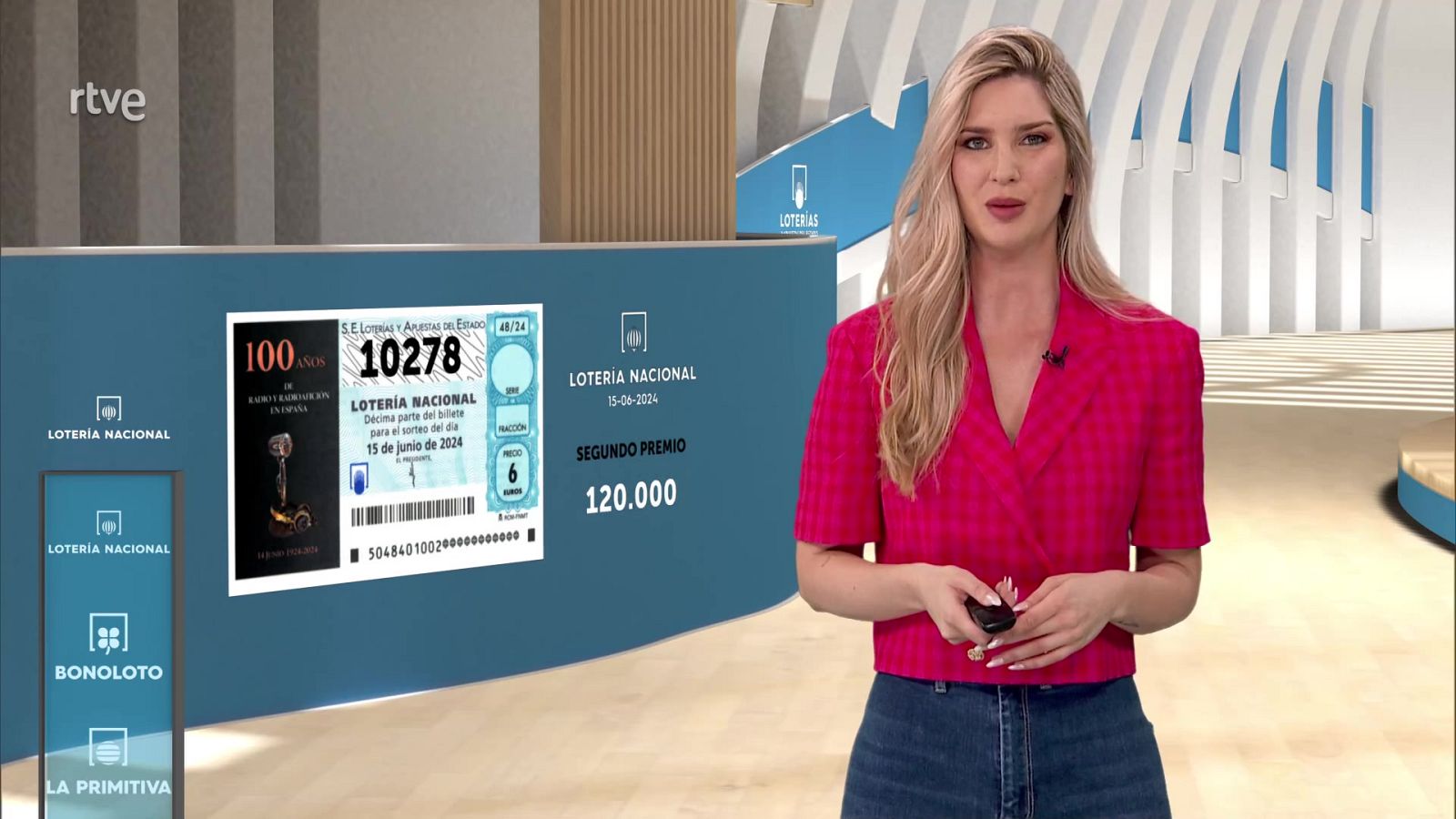 Sorteo de la Lotería Nacional del 15/06/2024 - ver ahora