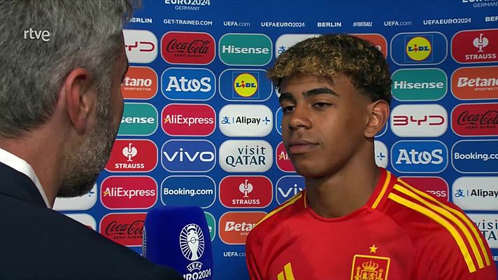 Eurocopa - Lamine Yamal: "El trabajo de estos meses se ha visto reflejado hoy"