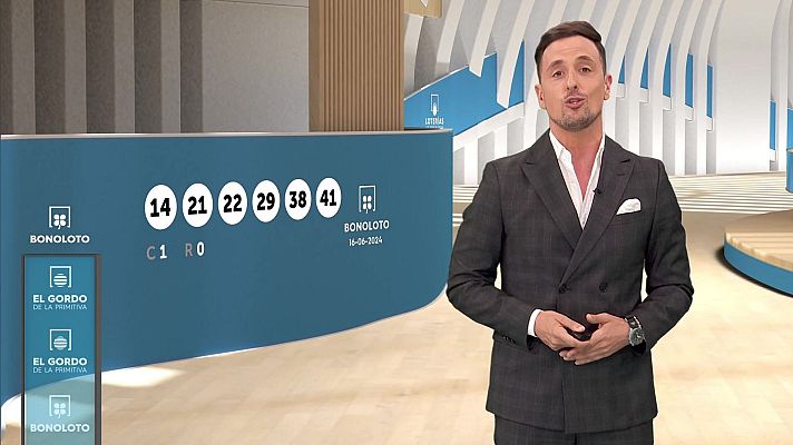 Loterías - Sorteo de la Bonoloto y  Gordo de la Primitiva del 16/06/2024