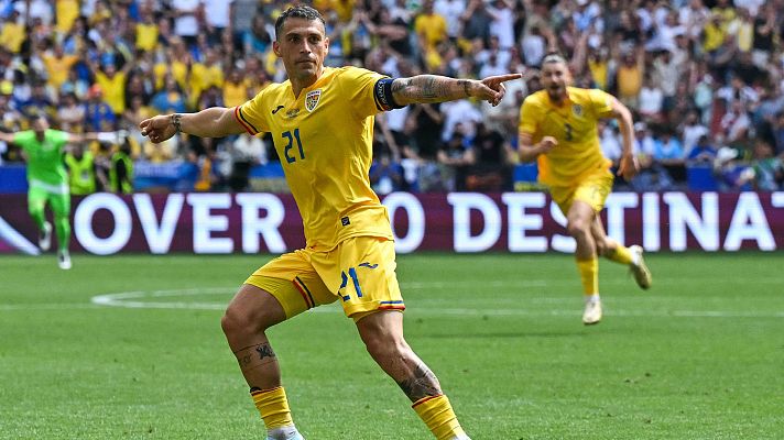 Eurocopa - Rumanía - Ucrania: golazo de Stanciu (1-0) | Grupo E - Eurocopa 2024