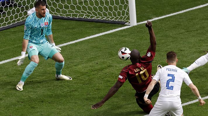 Eurocopa - Lukaku falla dos claras ocasiones en el Bélgica - Eslovaquia