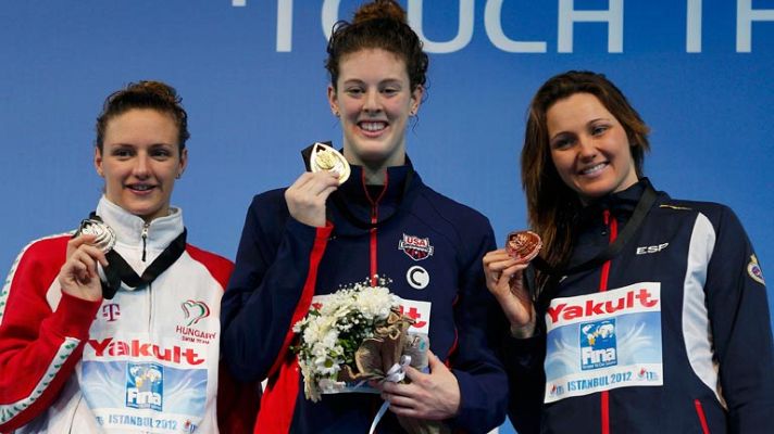 Telediario 1 - Melani Costa, bronce en 200m libres