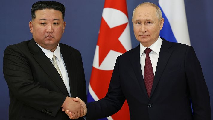 Telediario 2 - Putin llega a Corea del Norte para sellar la alianza estratégica con Kim Jong-un