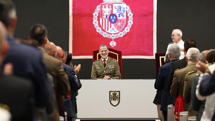 Informativo 24h - El rey expresa su compromiso de servicio y dedicación total a España en la víspera del 10 aniversario de su coronación