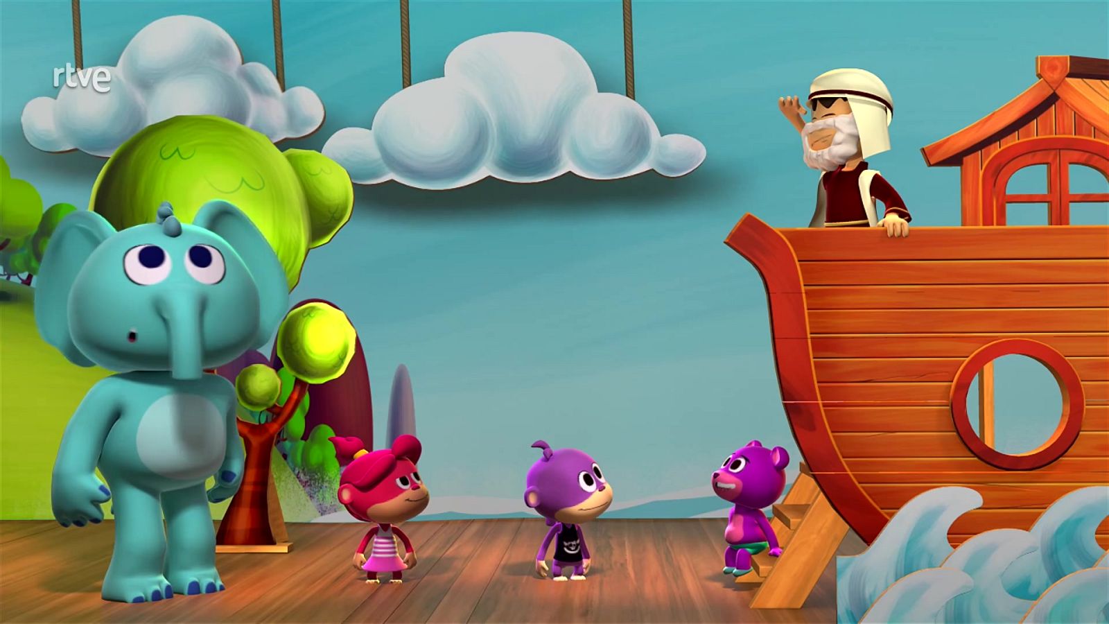 Canciones del zoo - El arca de Noé - El Reino Infantil | Ver