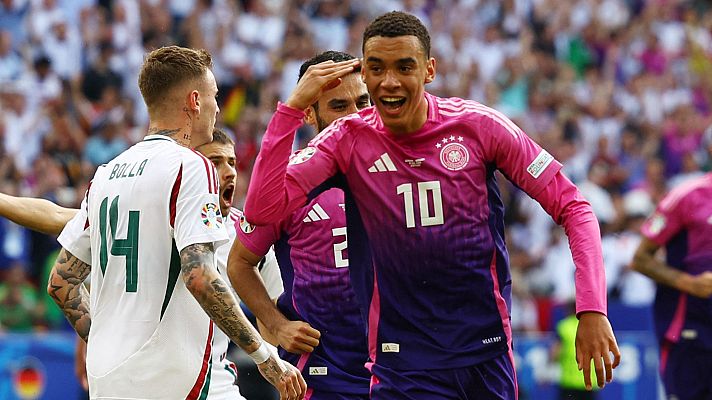  - Alemania se adelanta en el marcador con un gol de Musiala tras varios rebotes