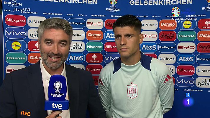 Eurocopa - Álvaro Morata: "Hemos demostrado que podemos competir contra todas las selecciones"