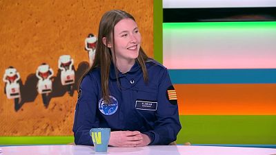 Helena arias Casals. estudiant de màster en enginyeria aeroespacial i membre de la missió Hypatia