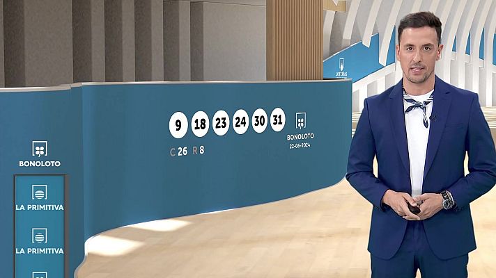 Loterías - Sorteo de la Bonoloto y Primitiva del 22/06/2024