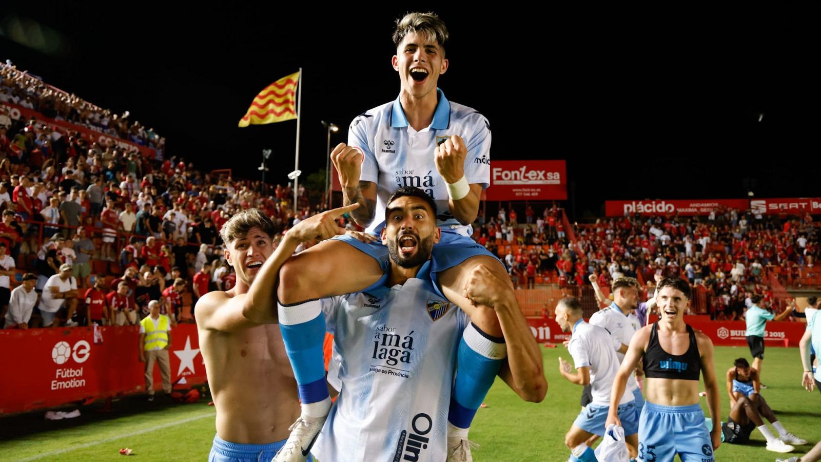 El Málaga asciende a Segunda con un gol en el descuento | Ver