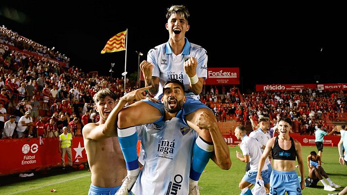  - El Málaga vuelve a Segunda con un gol en el último suspiro de la prórroga
