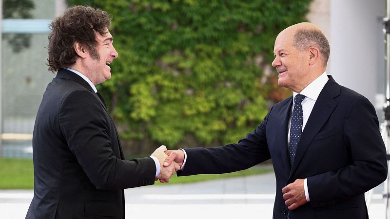 Milei se reúne con Scholz en Berlín