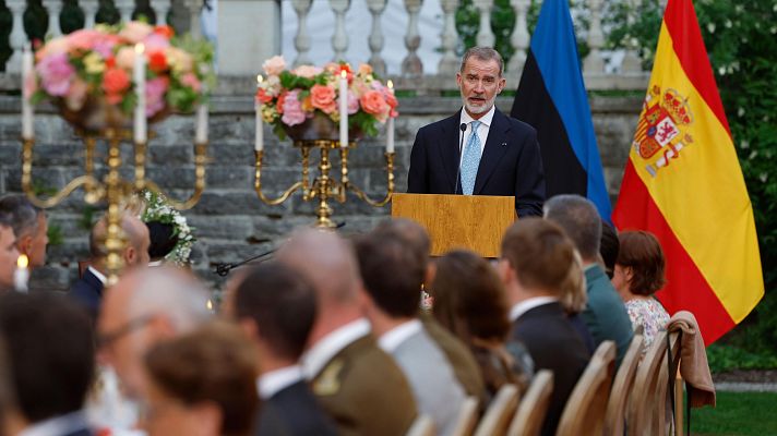 Telediario Fin de Semana - El rey anuncia el despliegue de una batería antiaérea en Estonia